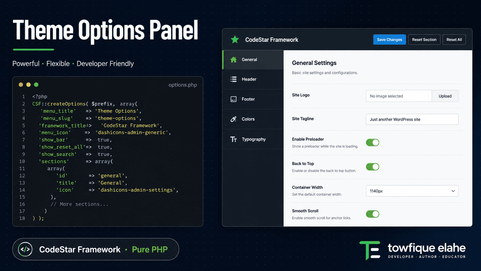 How to Build a WordPress Theme Options Panel with CodeStar Framework