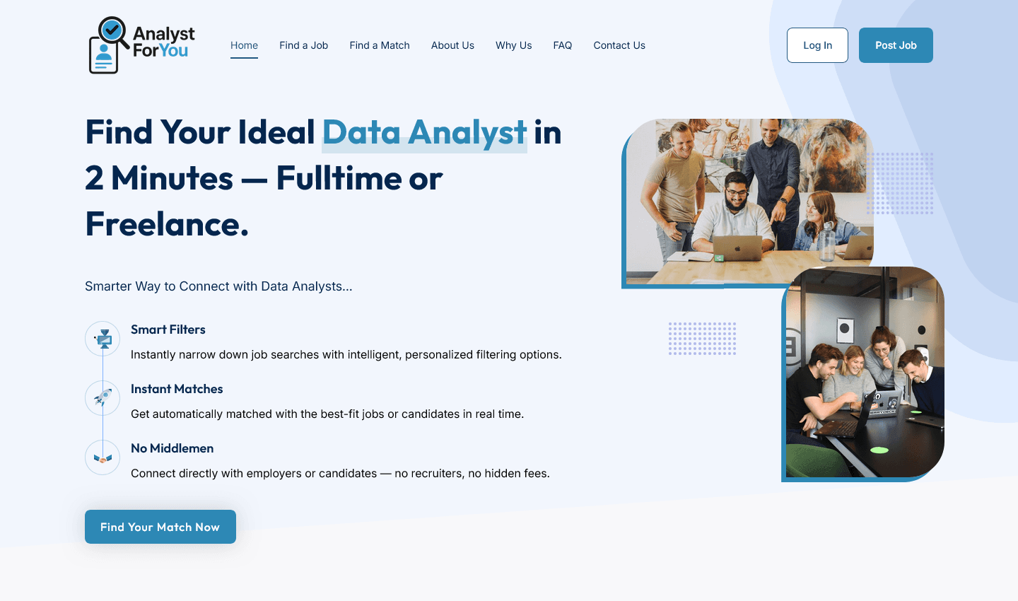 Analyst For You - Dual-Sided Job Board & Recruitment Platform Theme