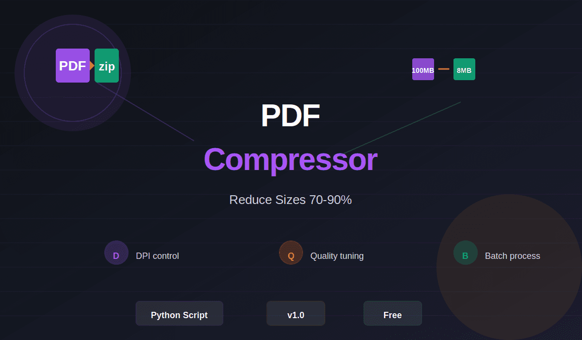 PDF Compressor - Image Optimization Tool